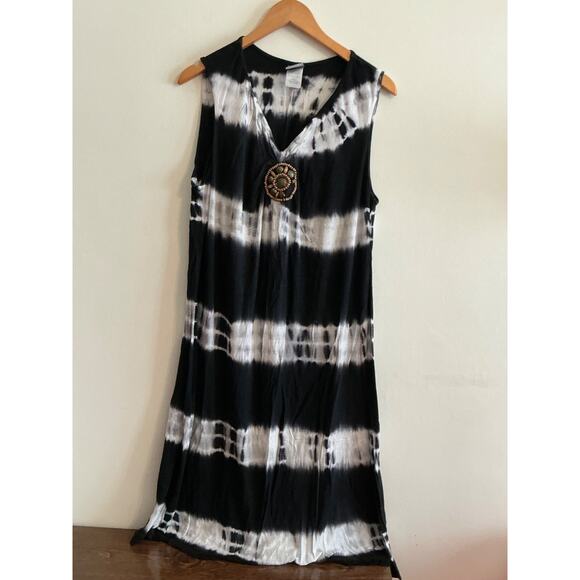 Just My Size - Women's Plus Tie-Dye Medallion Dress size 2X - Picture 1 of 16